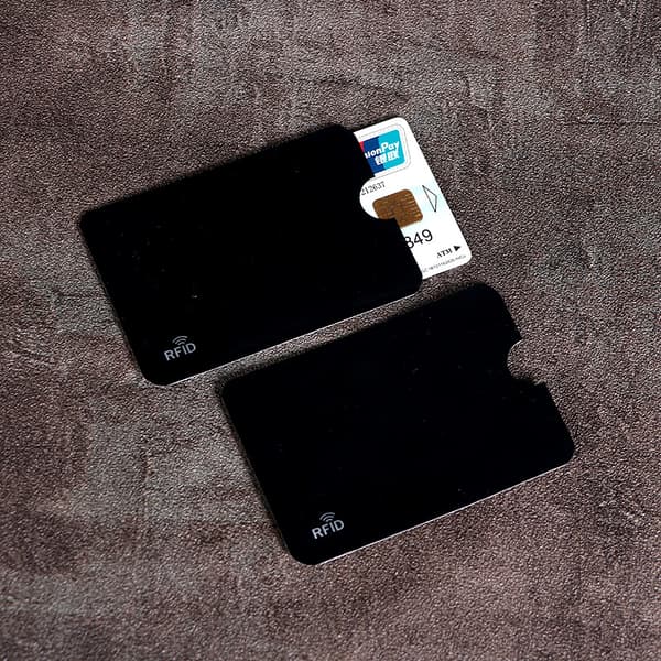 INF 12-pakning RFID-blokkerende korthylser