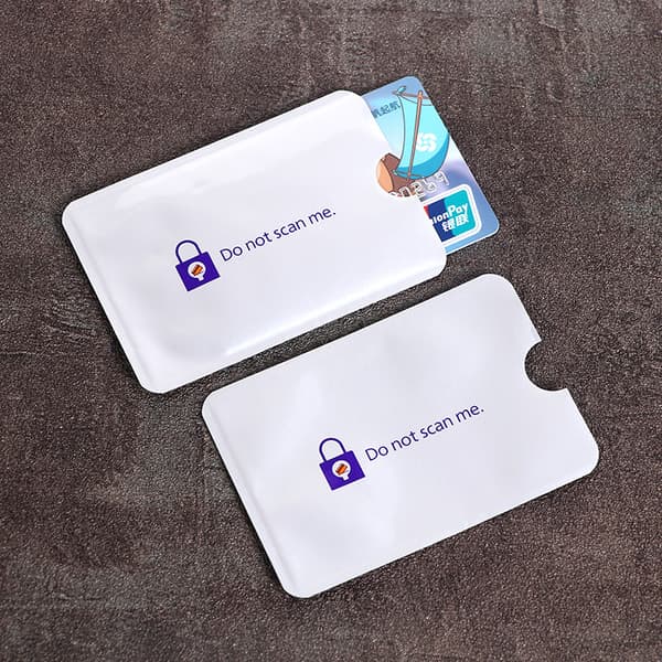 INF 12 pakker RFID-blokkerende korthylser B