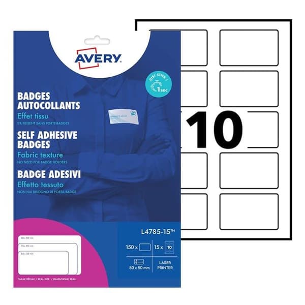 Märke - Avery namnetikett