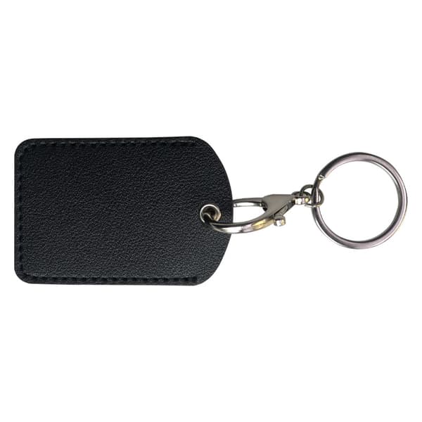 INF 2-pack RFID-blockerande korthållare, PU-läder kortfodral med nyckelring Svart0