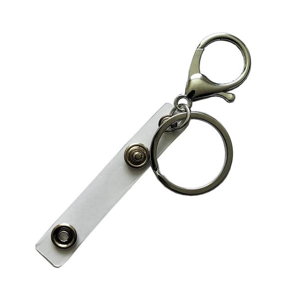INF Dobbeltsidet gennemsigtig ID-kortholder med klapdæksel - pakke med 5 Model 1