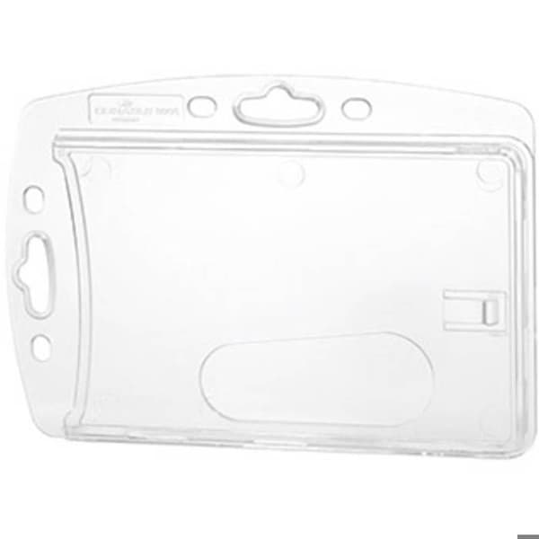 Öppen märkeshållare - Slitstark - 890519 - Transparent - 54 x 85 mm - Paket med 10 st