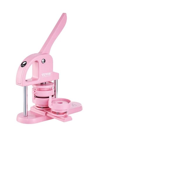 VEVOR Knappmakare, Ergonomisk Design, Inkluderar Mr. Panda Bok,3i1 Rosa