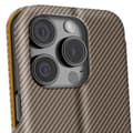 Miniatyrbild 4 av 4: Ärende för iPhone 16 Pro Max Kolfiber Videostöd och Anti-RFID Brun