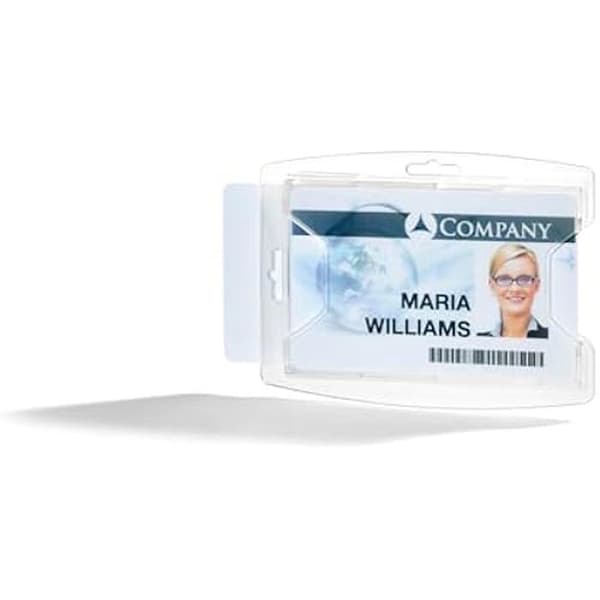 Korthållare - DURABLE - ReXycle® 895219 - 10-pack - Återvunnen polypropylen - Transparent