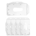 Miniatyrbild 1 av 4: Porte Badges - Transparent - Set med 5 - Styv Plast - För Standardkort - Fleranvändnings-