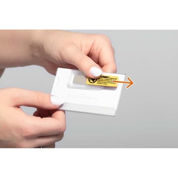 Namnskyltshållare - DURABLE - 824419 - Förpackning om 25 - Transparent - Anti-torsions