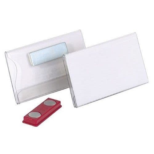 Slitstark 811619 Box med 25 magnetiska märkeshållare