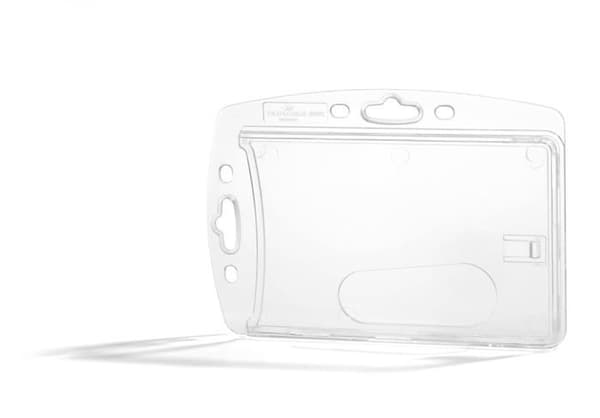 Hållbar - 895519 - Transparent styv märkeshållare för 1 säkerhetskort - Inre mått: 54 x 85 mm - 1 enhet