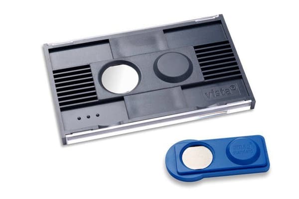 Badgepoint - VIS40MA02-20DR - 20 vista(R) 40 > magnetiska namnbrickor, med kartong att skriva ut