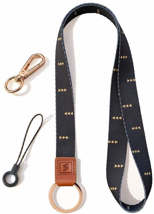 Senlly - 002-GS-PLXW-RING-M-1 - Halsband för nycklar, märkeshållare i originalmönsterdesign