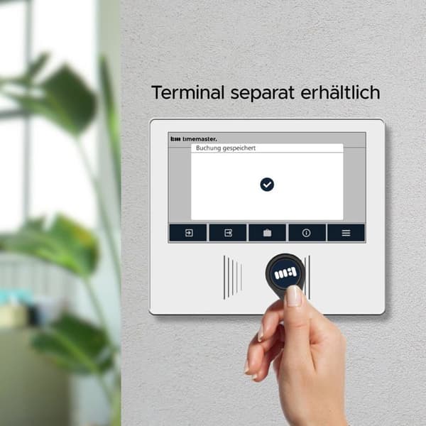 Timemaster - 145030 - Set om 10 RFID Nyckelringar i Form av Transpondrar för Tidsregistrering vid Terminal 125 kHz