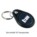 Miniatyrbild 2 av 4: Timemaster - 145030 - Set om 10 RFID Nyckelringar i Form av Transpondrar för Tidsregistrering vid Terminal 125 kHz