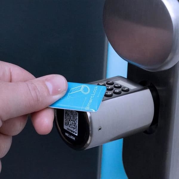 WELOCK PCB01 Digital Lås Lås med Kod och RFID-kort, Silver