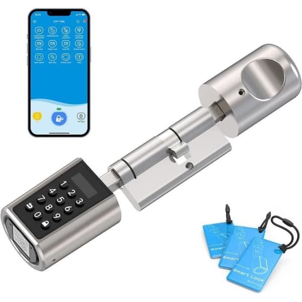 WELOCK PCB01 Digital Lås Lås med Kod och RFID-kort, Silver