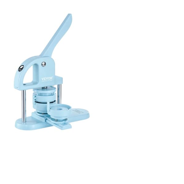 VEVOR Knappemaskine, Ergonomisk Design, Inkluderer Mr. Panda Bog,3i1 Blå