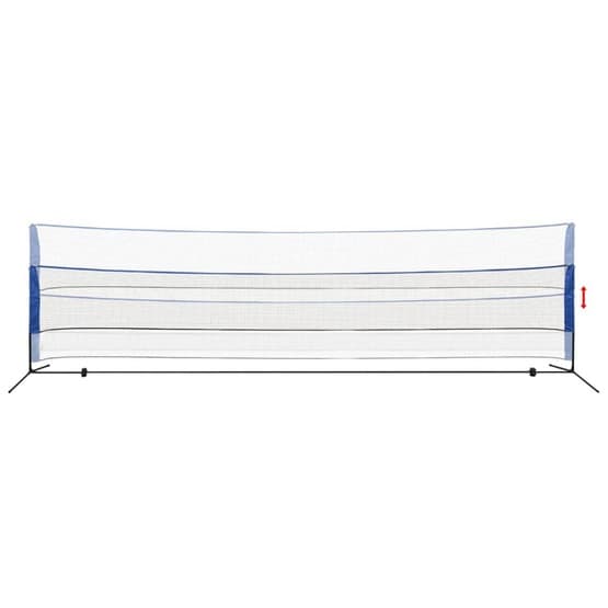 Badmintonnät Med Badmintonbollar 600X155 Cm