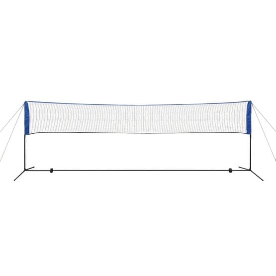 Badmintonnät Med Fjäderbollar 500X155 Cm