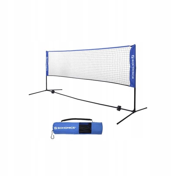 Songmics Tennisverkko Sulkapalloon Puutarhakehikko 1,55 m / 4 m