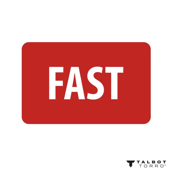 TALBOT TORRO Tech 450 Fast Badminton Fjerbolde 6 stk. - Gul