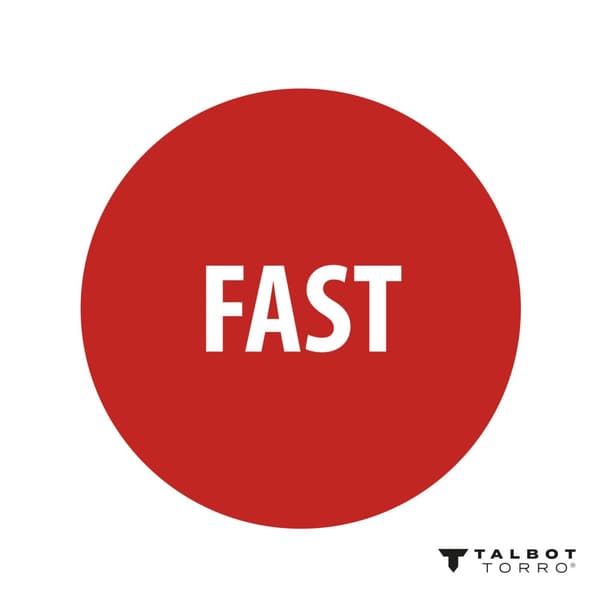 TALBOT TORRO Tech 350 Fast Badminton Fjerbolde 3 stk. - Gul