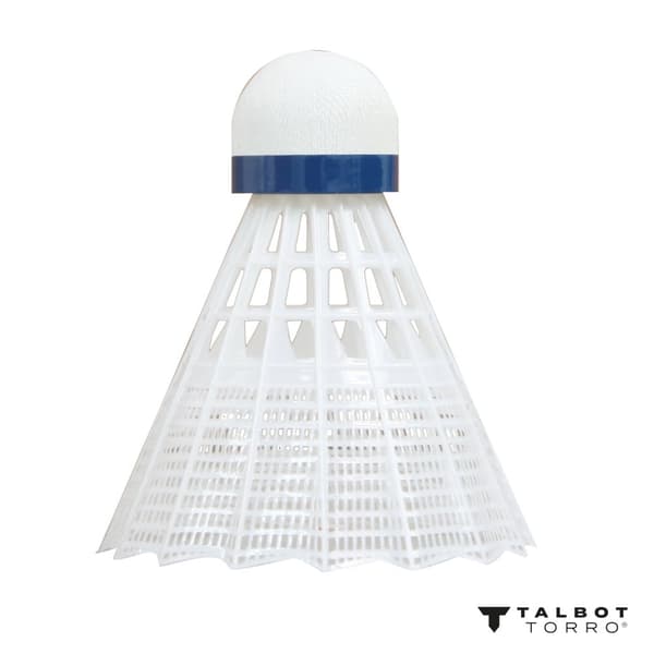 TALBOT TORRO Tech 450 keskikokoiset sulkapallopallot 6 kpl - Valkoinen