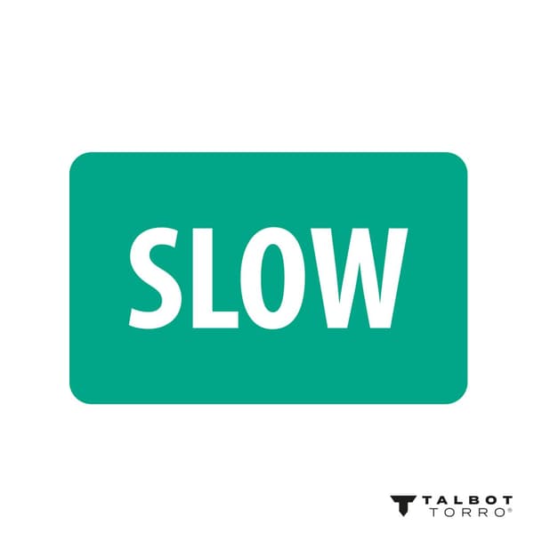 TALBOT TORRO Tech 450 Slow Badminton Fjerbolde 6 stk. - Hvide