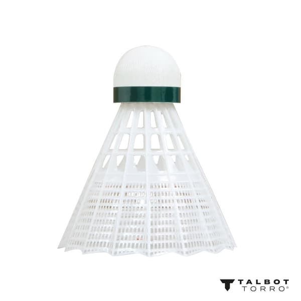 TALBOT TORRO Tech 450 Slow Badminton Fjerbolde 6 stk. - Hvide