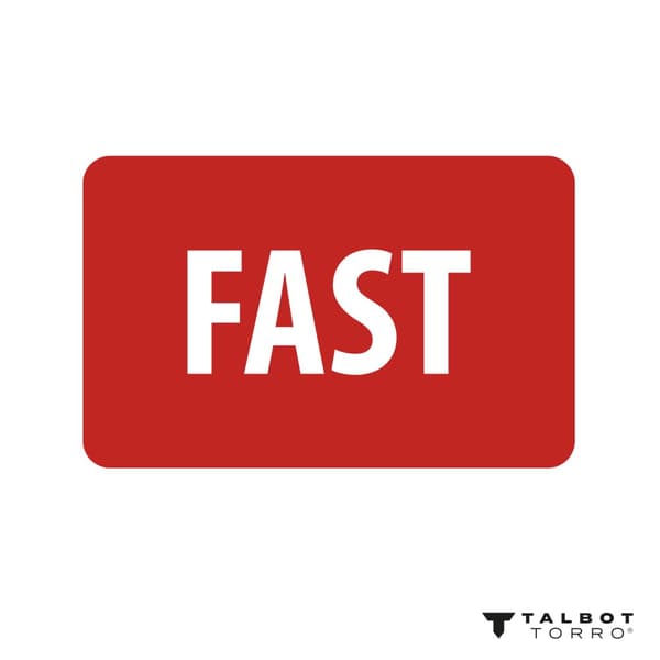 TALBOT TORRO Tech 450 Fast Badminton Fjerbolde 6 stk. - Hvide