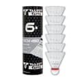 Miniatyrbillede 1 af 4: TALBOT TORRO Tech 450 Fast Badminton Fjerbolde 6 stk. - Hvide