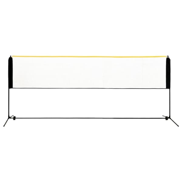 vidaXL Sulkapalloverkko säädettävä 400x103x94-158 cm metalli