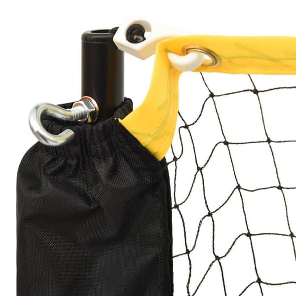 vidaXL Justerbart badmintonnett 300x103x94-158 cm metall