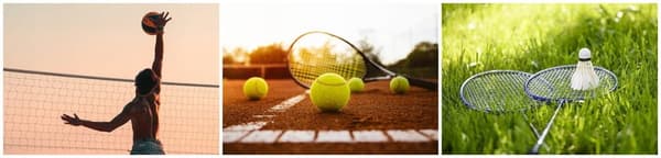 Badmintonnet - tennisnet - volleyballnet