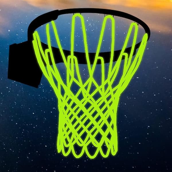 Lysende udendørs basketball net