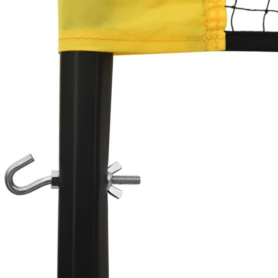Badmintonnät Gul Och Svart 600X155 Cm Polyeten