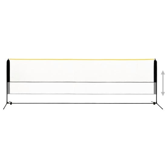 Justerbart Badmintonnät 500X103X94-158 Cm Metall