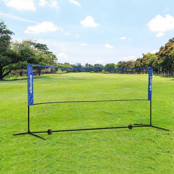 Badminton Net Sæt, 103/120/155H, 310x103x107-155 cm, Blå