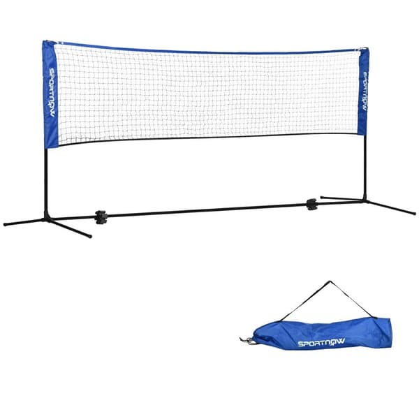 Badminton Net Sæt, 103/120/155H, 310x103x107-155 cm, Blå