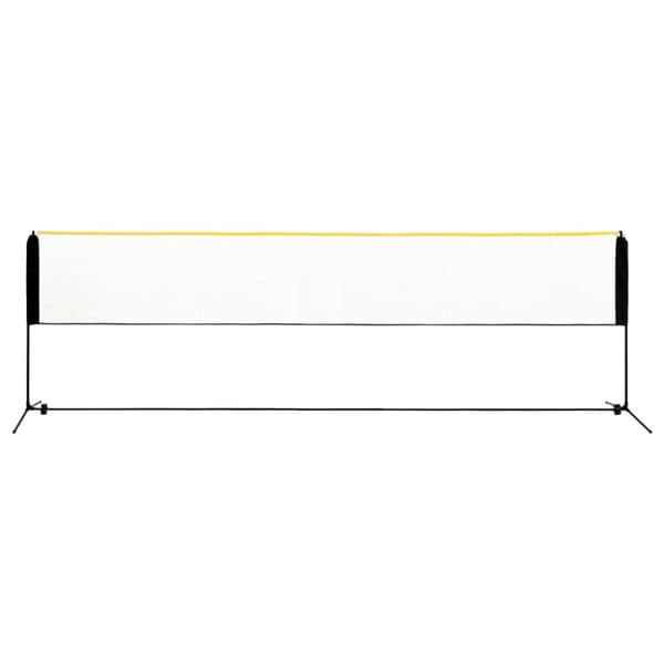 Justerbart badmintonnät 500x103x94-158 cm metall