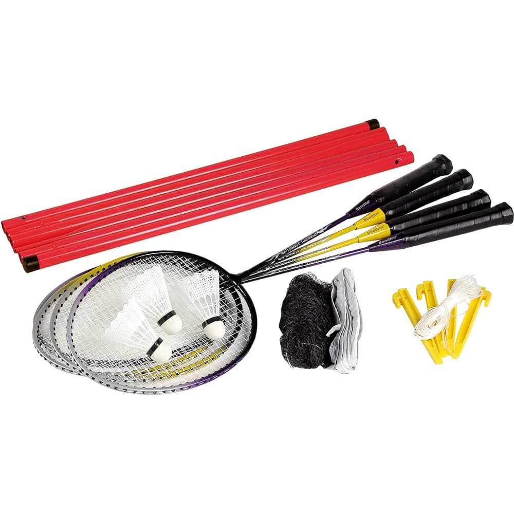 Badmintonset Bandito 4 spelare + nät