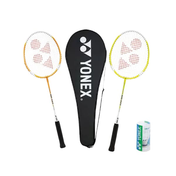 Yonex Badminton Set (Pack of 5) Yellow/White/Black One Size