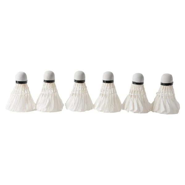 Angel Sports badminton fjer 6-pack