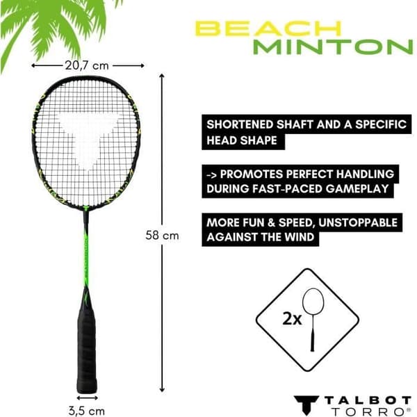 Beachmintonset - SCHILDKRÖT