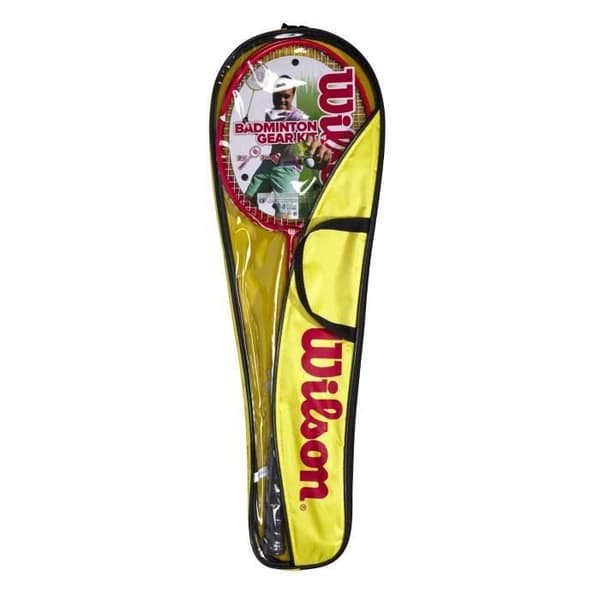 Wilson V2 2-delat badmintonset - svart/rosa - Storlek 3