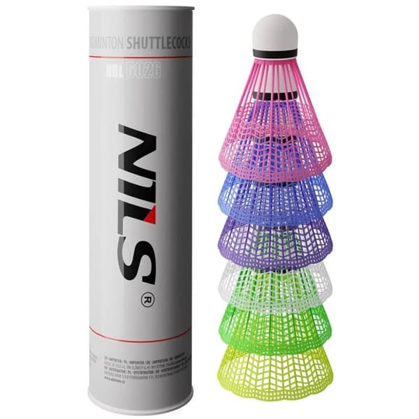 Badmintonshögar - NILS Extreme - NBL6026 - Nylon - EVA - Mix (x6)