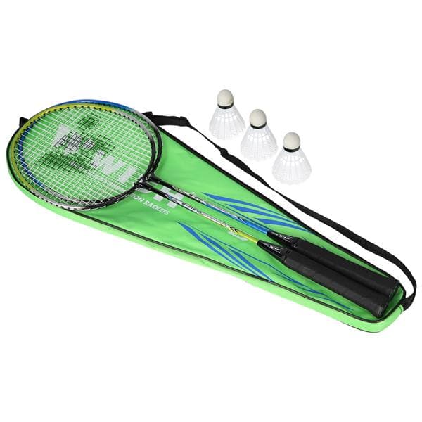 STEELTEC 216K BADMINTON RACKET SET + SKUTTER 3 ST ÖNSKAR