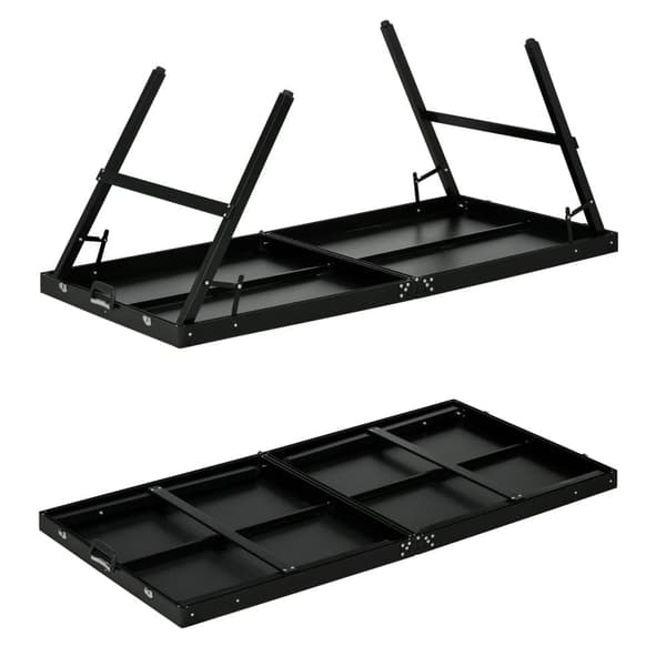 Mini Bordtennisbord, 152x76x72 cm, Svart