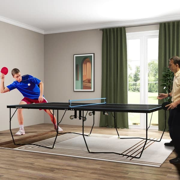 Bordtennisbord, 274x152.5x76 cm, Sort