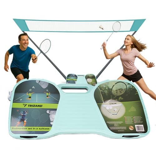 Badmintonset med racket & nät - Badminton
