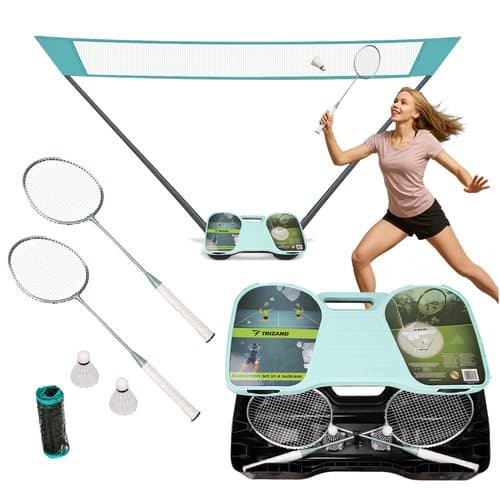 Badmintonset med racket & nät - Badminton